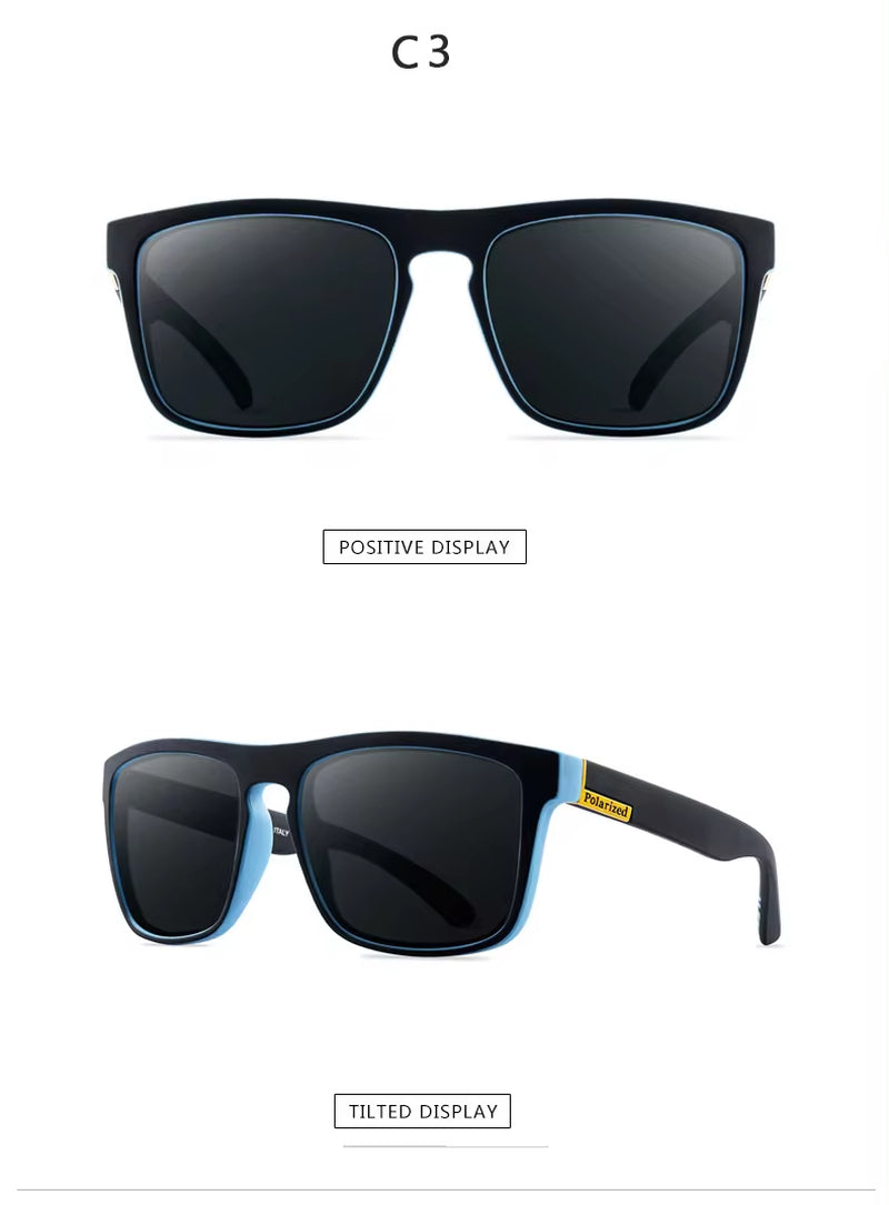 New Fashion Guy'S Sun Glasses Polarized Sunglasses Men Classic Design Mirror Square Ladies Sun Glasses Women