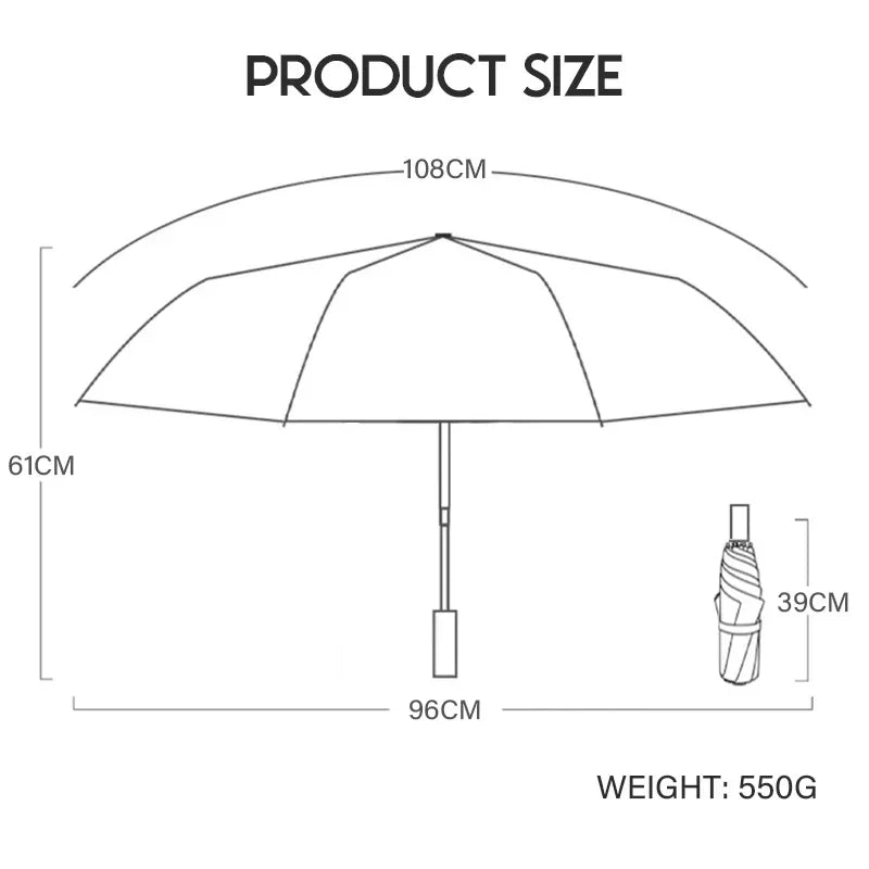 Upscale USB Chargeable Foldable Umbrella with Fan Beach Parasol Creative Portable UV Umbrella Folding Beach Umbrella Outdoor