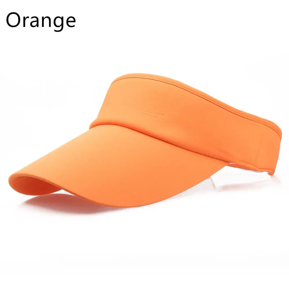 Men Women Hat Vizor Sun Visor Adjustable Sports Tennis Golf Headband Cap Unisex